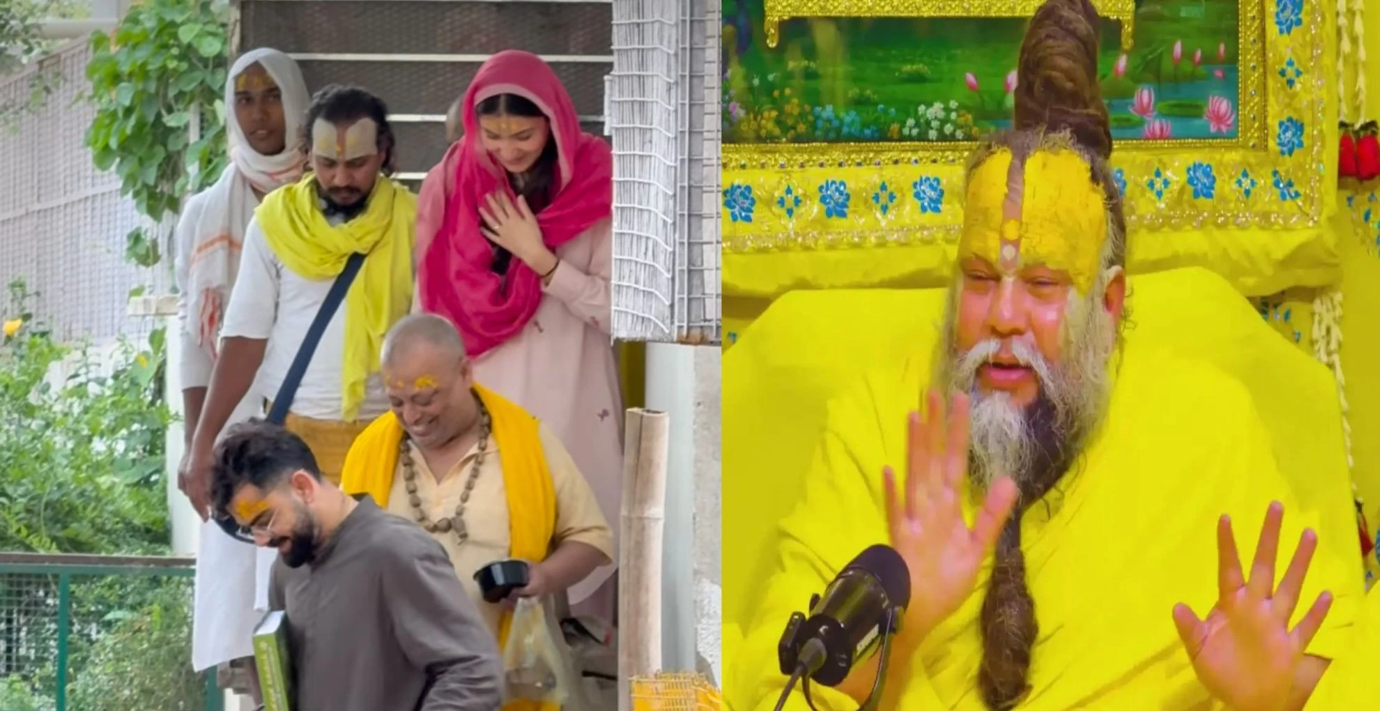 Spiritual Thanks: Virat Kohli and Anushka Sharma Visit Vrindavan After Historic IPL Victory
